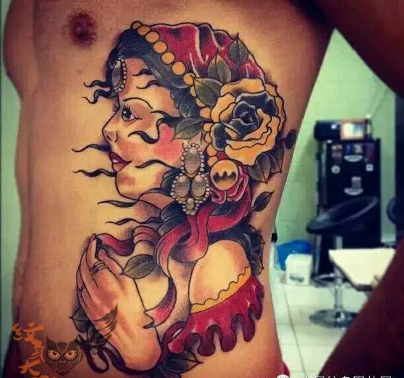 那些school妹子！纹身图片_