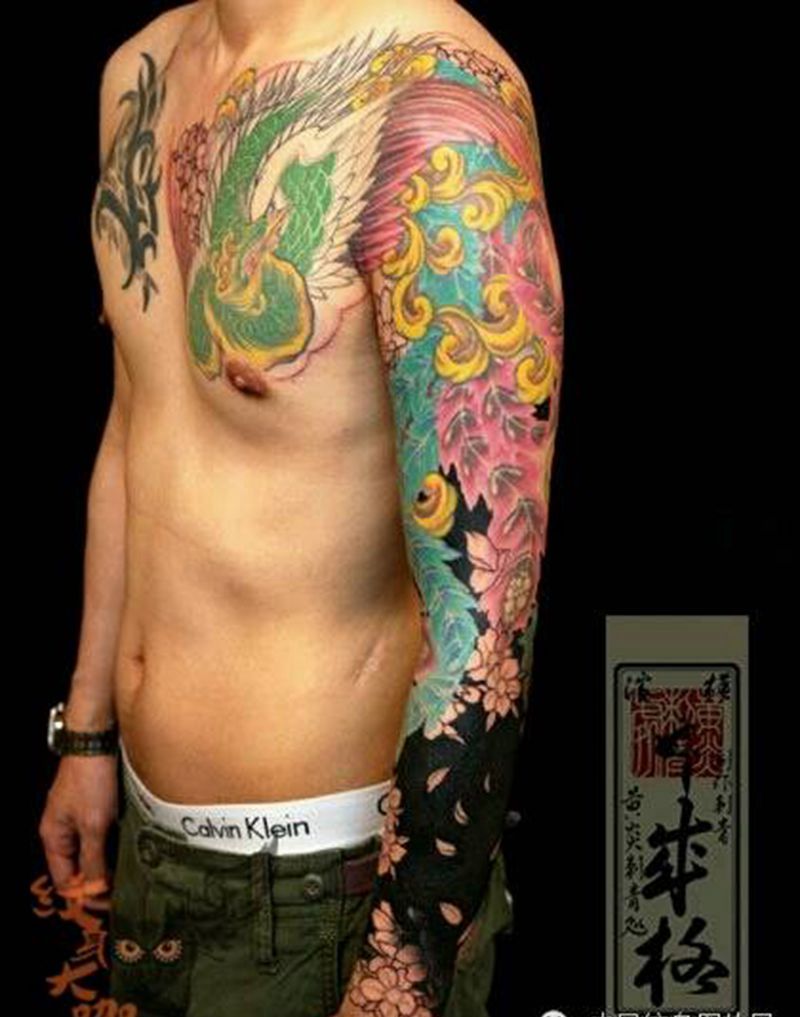 那些凤凰！纹身图片_