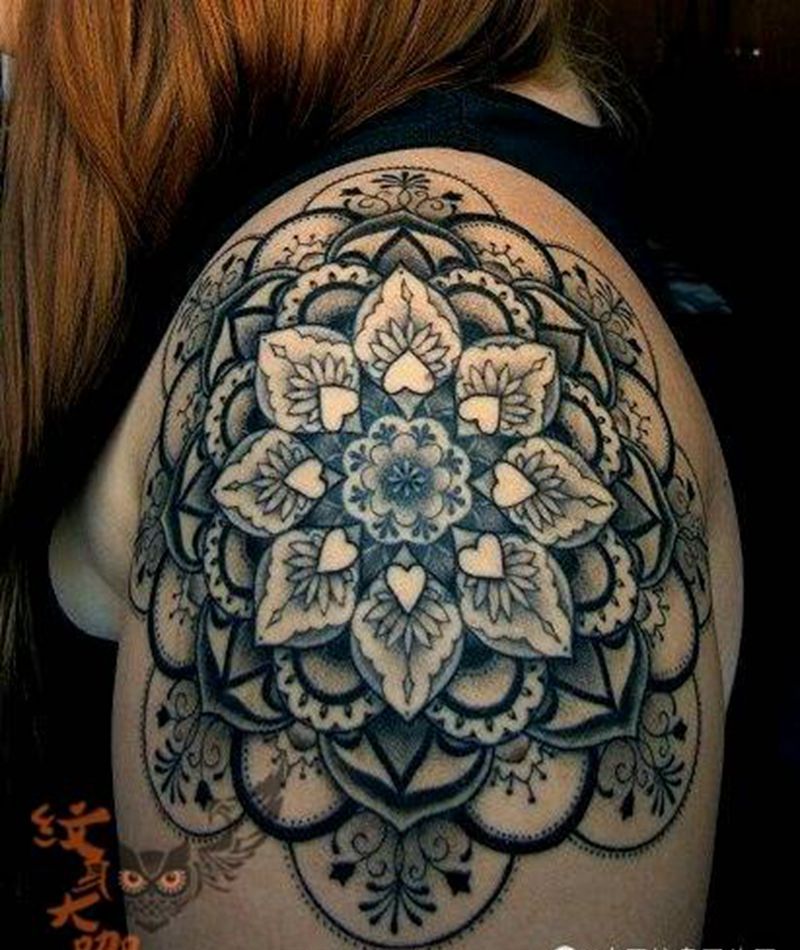 那些点刺！纹身图片_