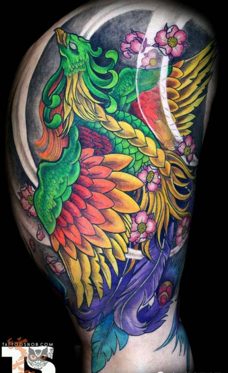 那些凤凰！纹身图片_