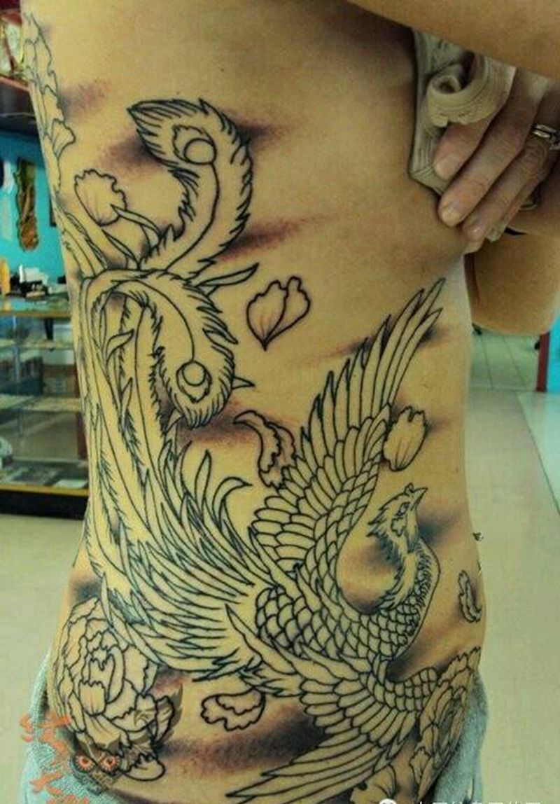 那些凤凰！纹身图片_