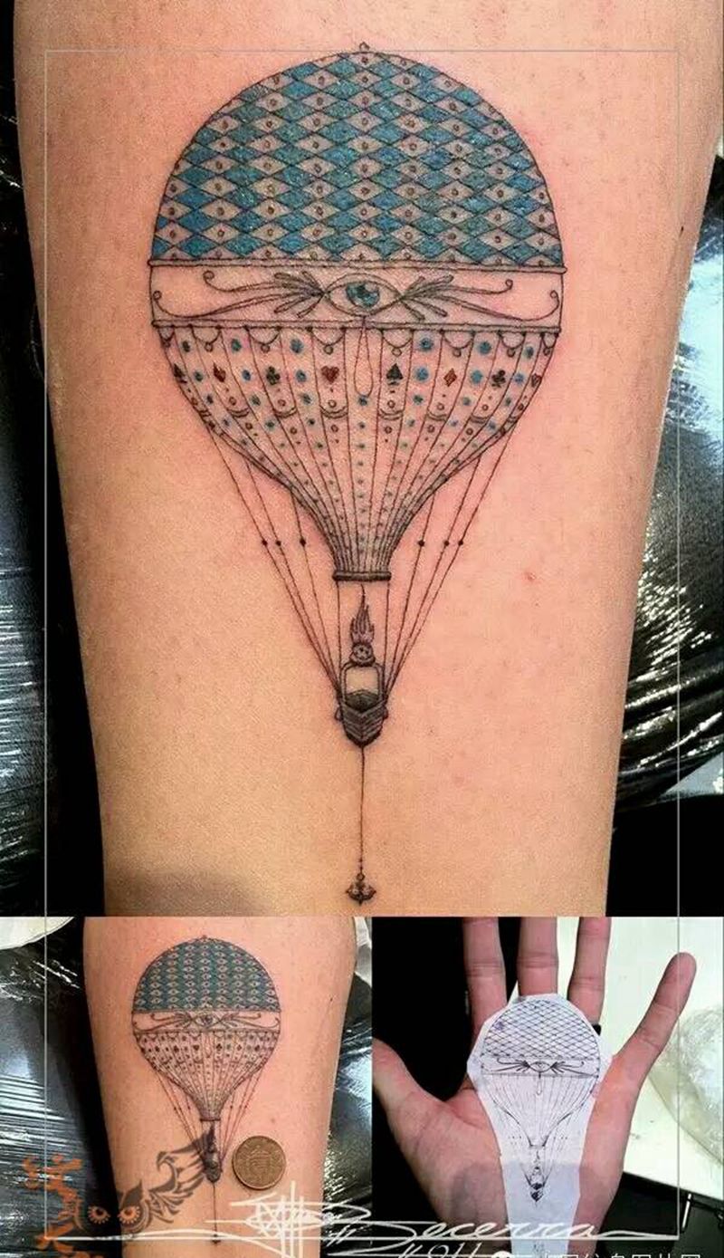 放飞梦想！纹身图片_