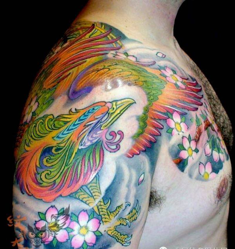 那些凤凰!纹身图片_