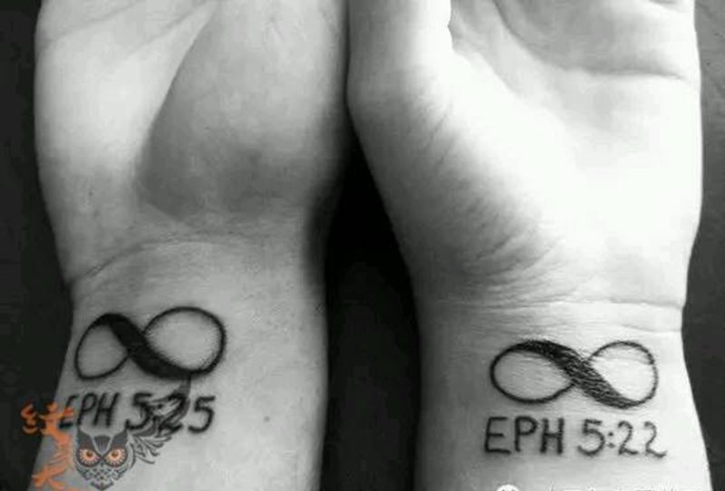 那些情侣！！纹身图片_