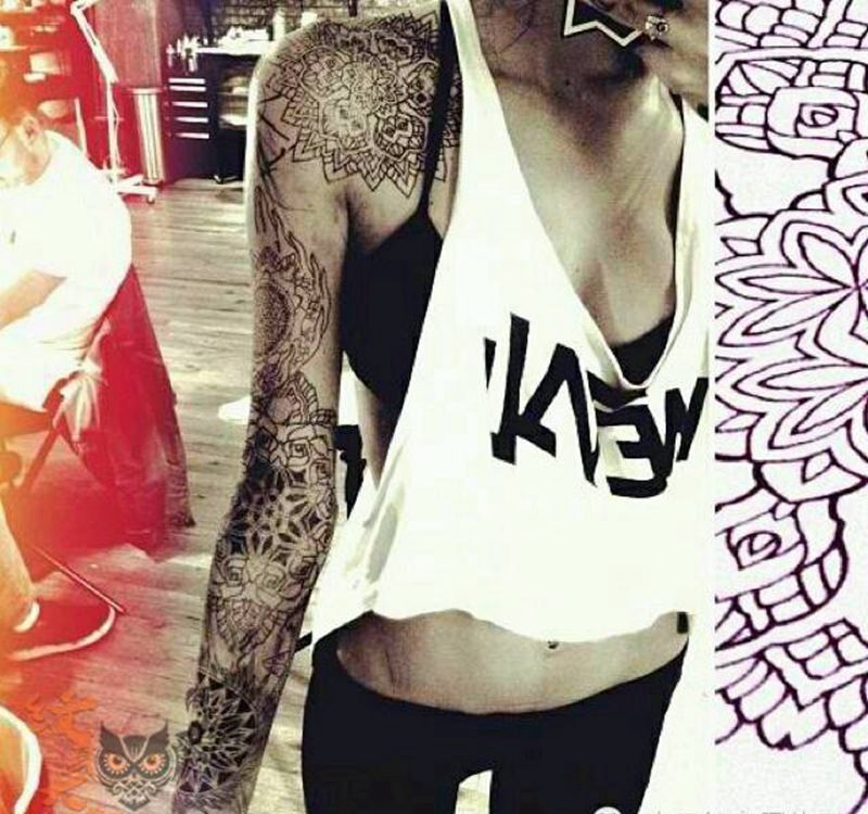 那些点刺！纹身图片_