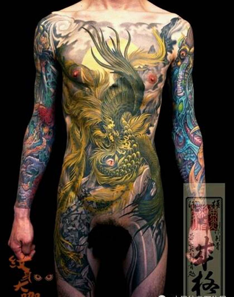 那些凤凰！纹身图片_