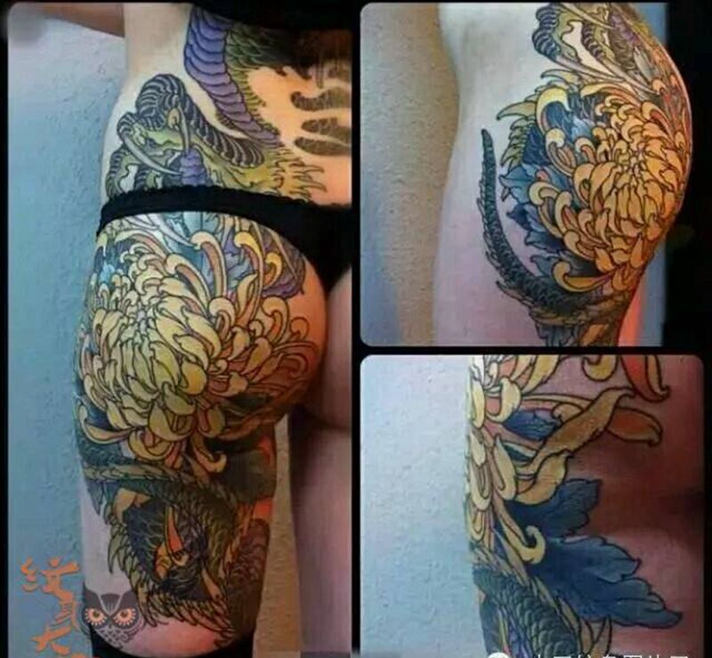 那些牛逼传统!纹身图片_