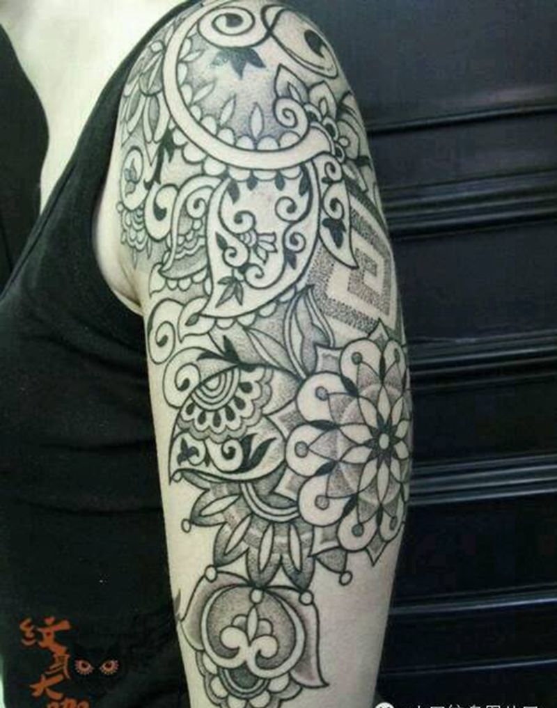 那些点刺！纹身图片_