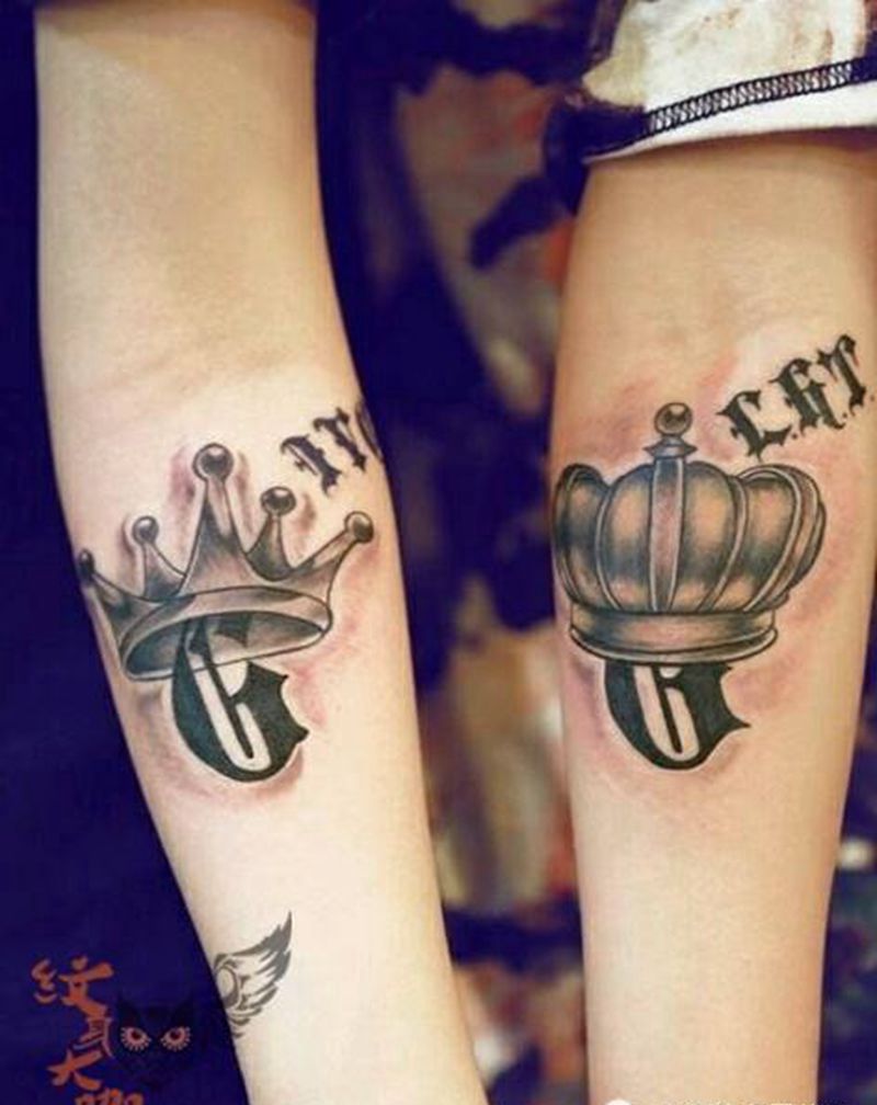 那些情侣！！纹身图片_