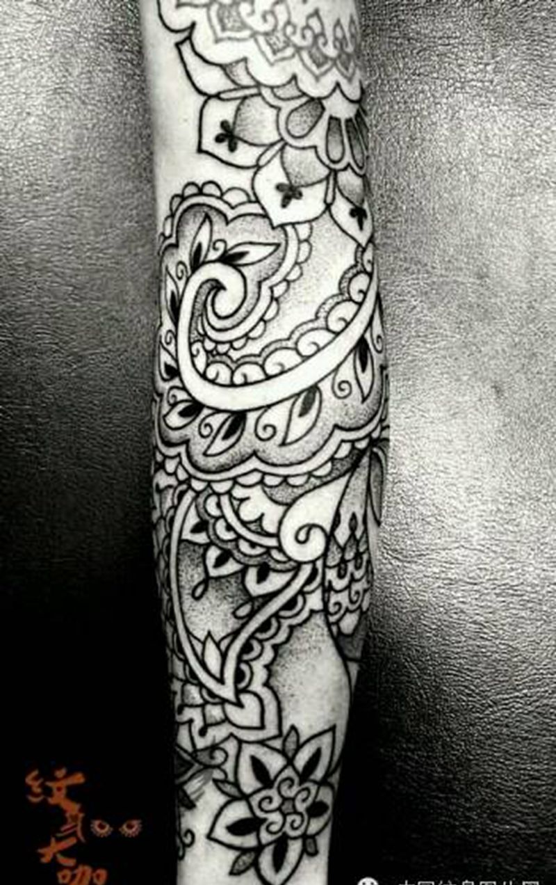 那些点刺！纹身图片_