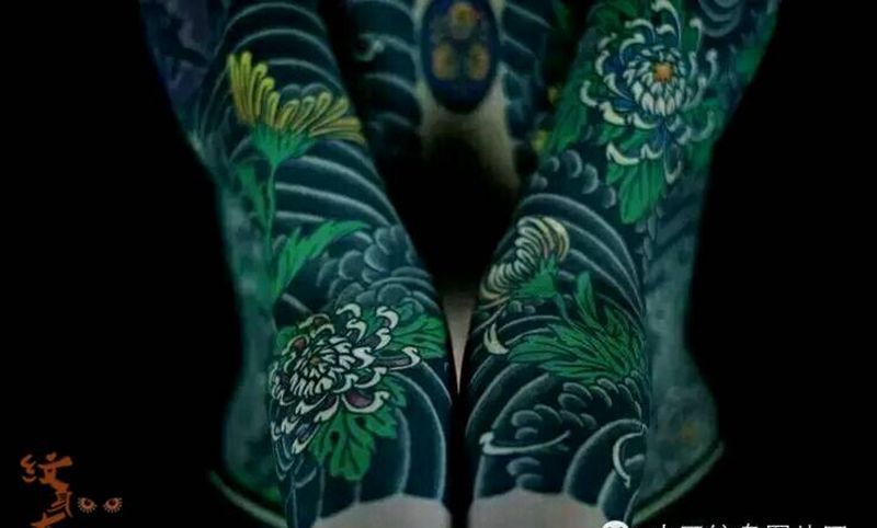 那些日式大板雾!纹身图片_