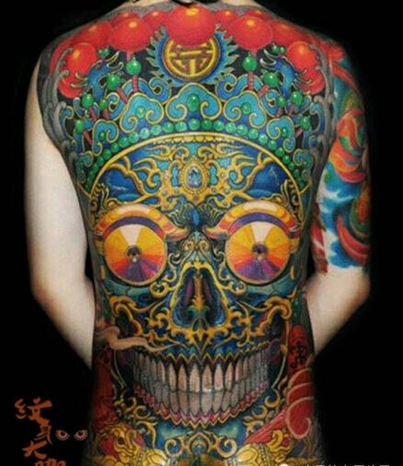 那些嘎巴拉!纹身图片_