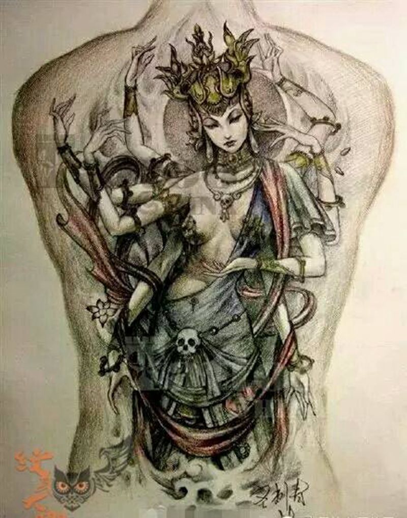 那些佛!纹身图片_