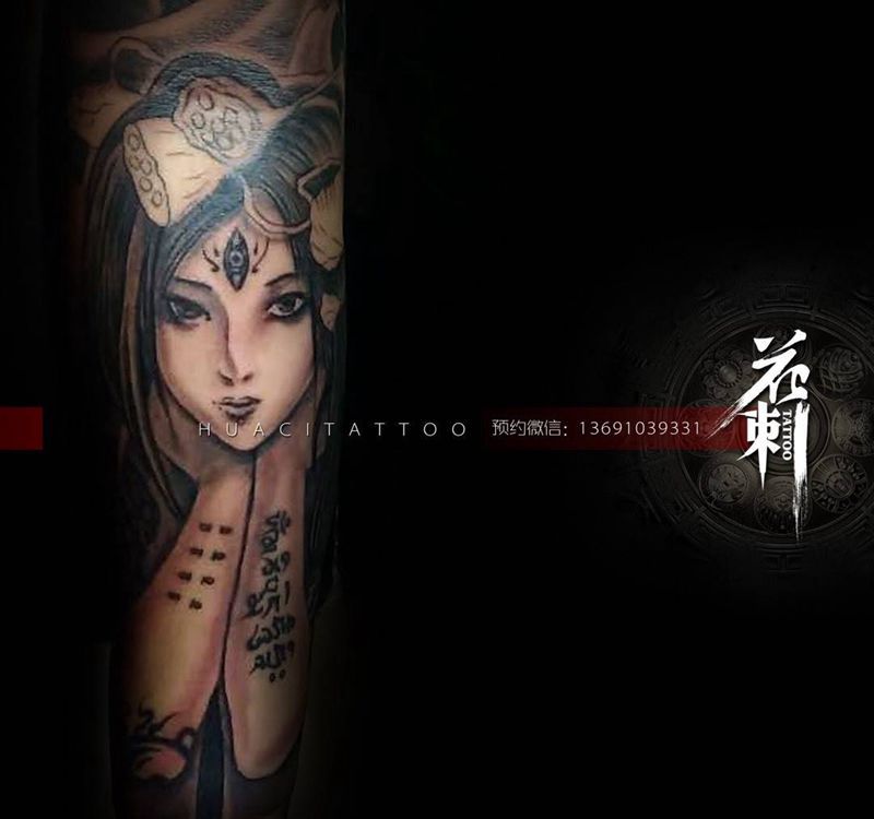 花刺作品!纹身图片_