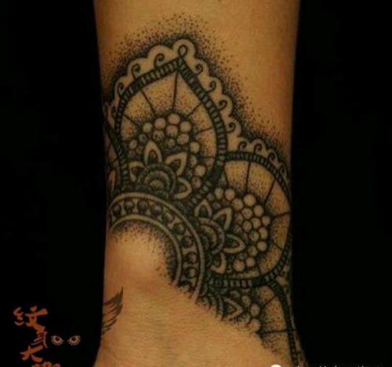 那些点刺！纹身图片_