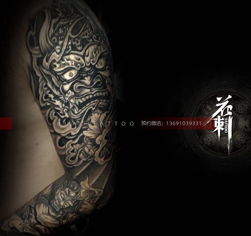 花刺作品!纹身图片_