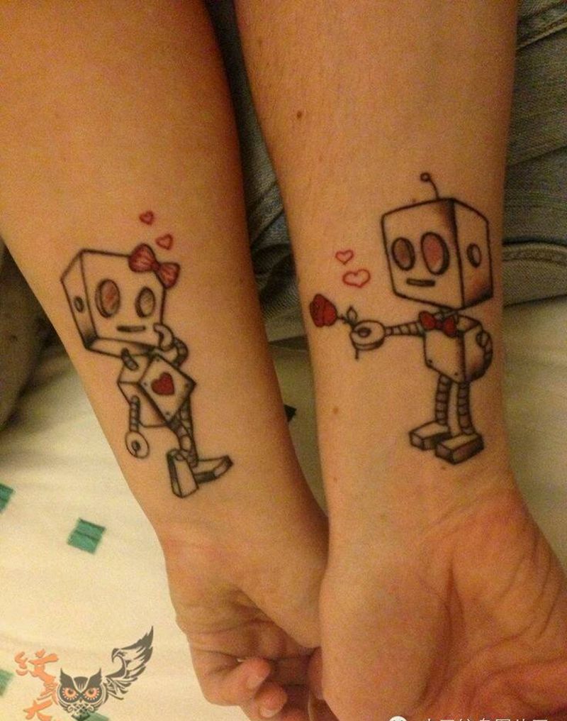 那些情侣!!纹身图片_