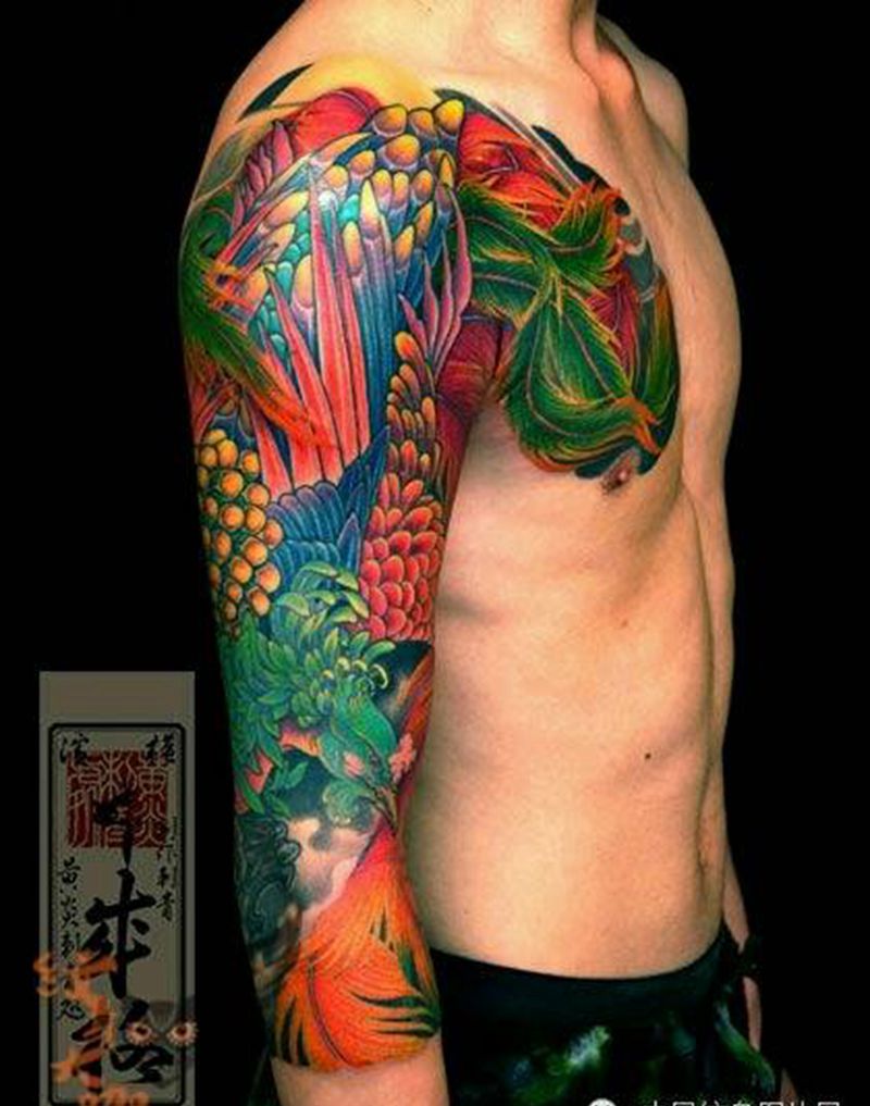 那些凤凰！纹身图片_