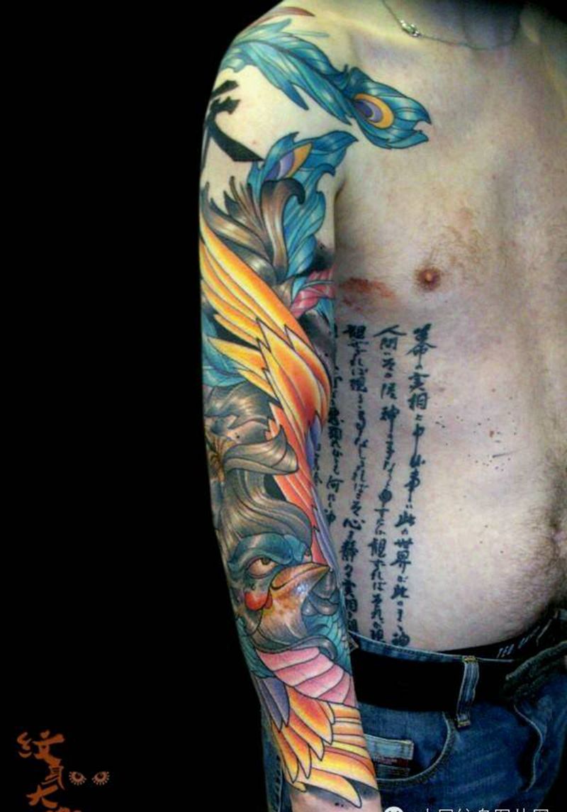 那些凤凰!纹身图片_