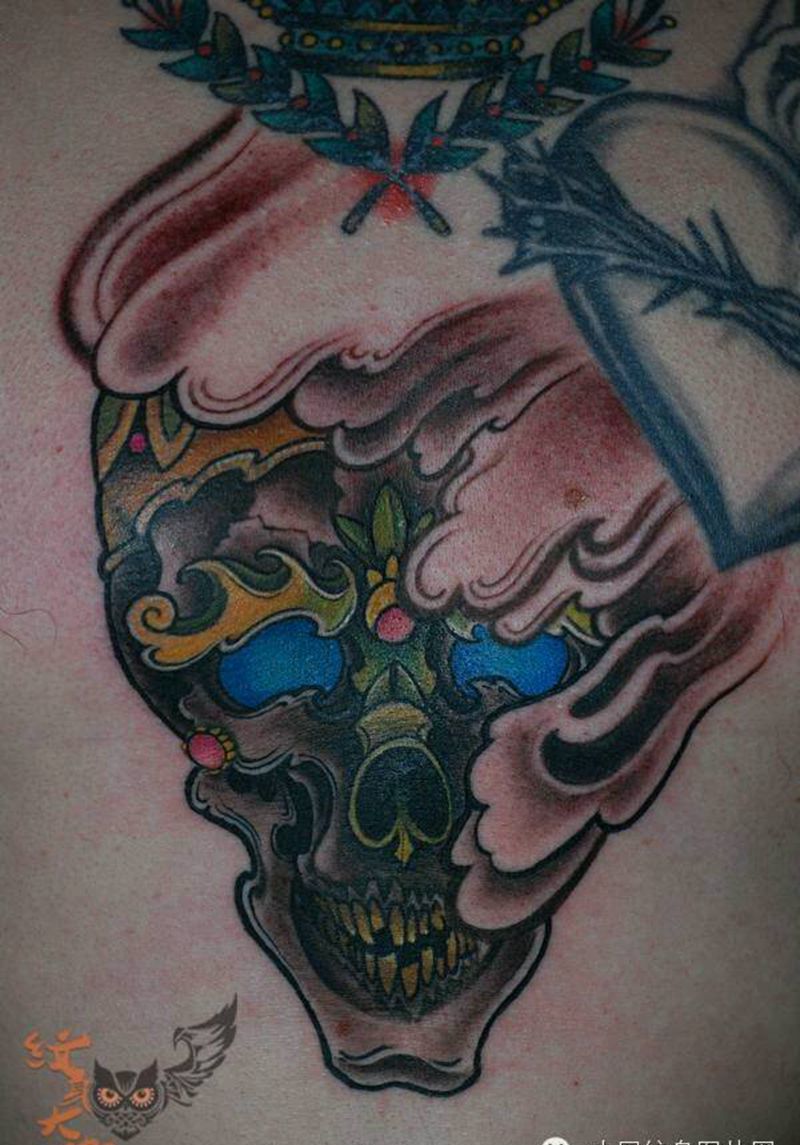 那些嘎巴拉！纹身图片_