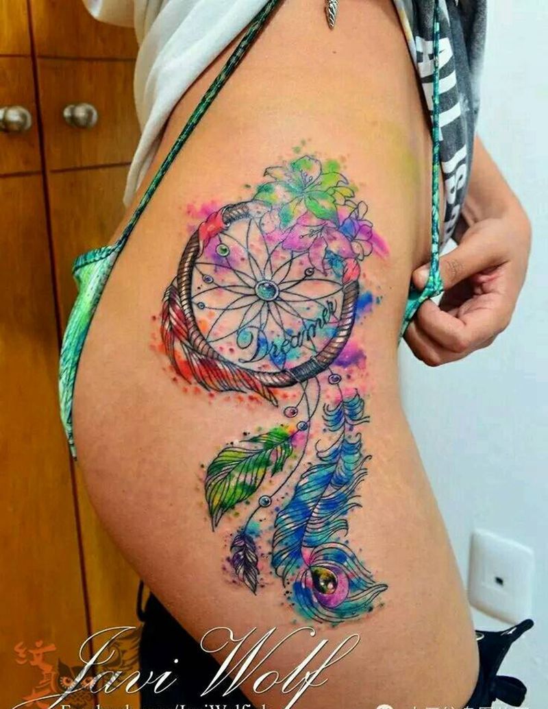 放飞梦想!纹身图片_