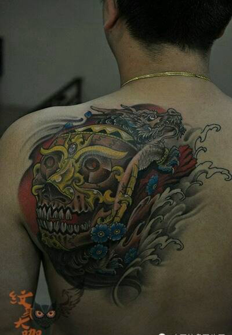 那些嘎巴拉！纹身图片_