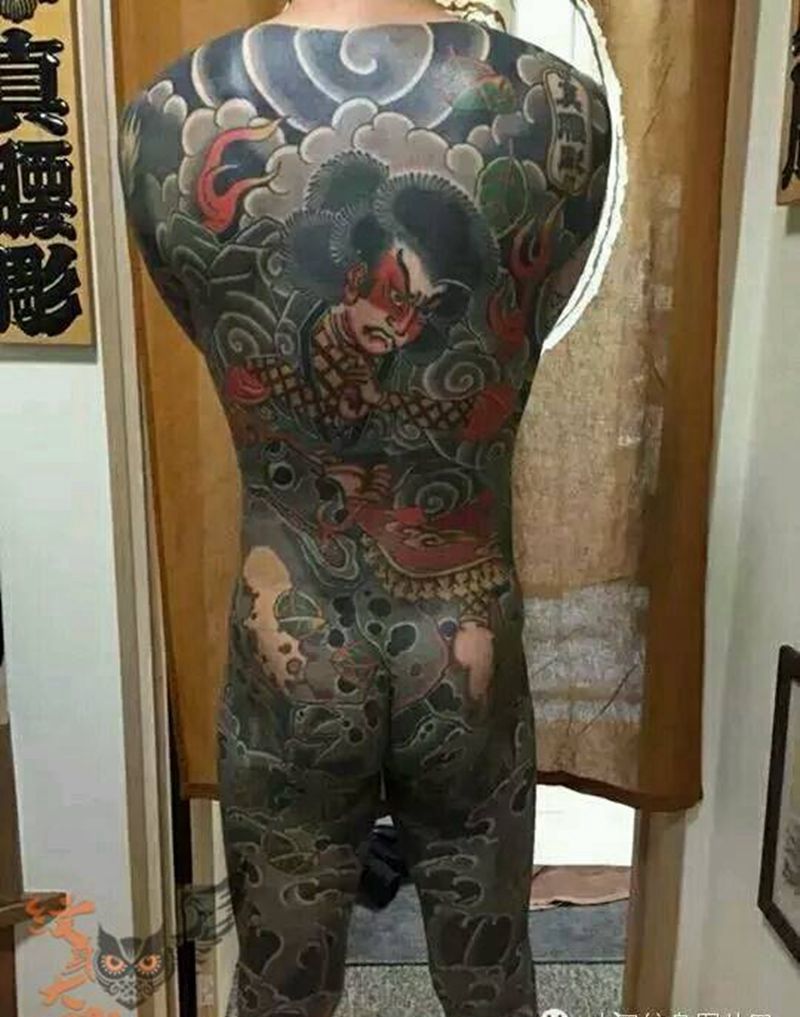 那些日式大板雾!纹身图片_