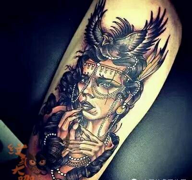 那些school妹子！纹身图片_