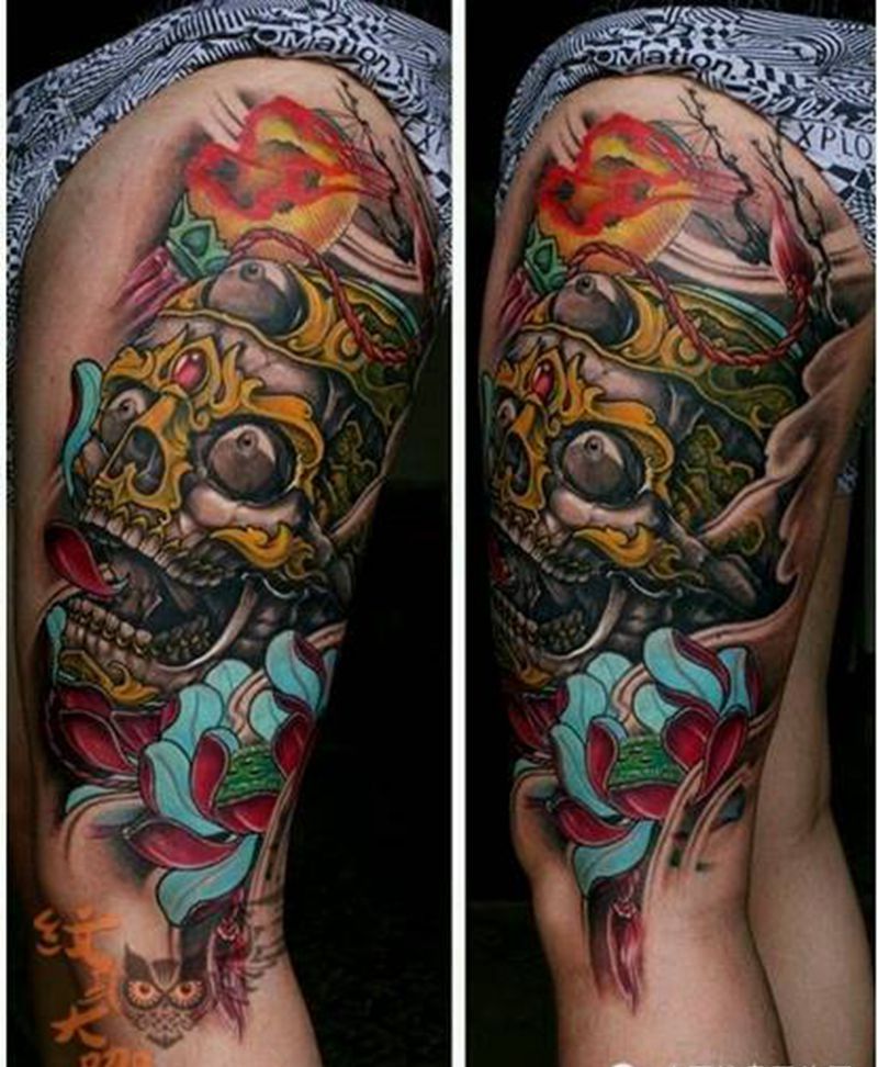 那些嘎巴拉!纹身图片_