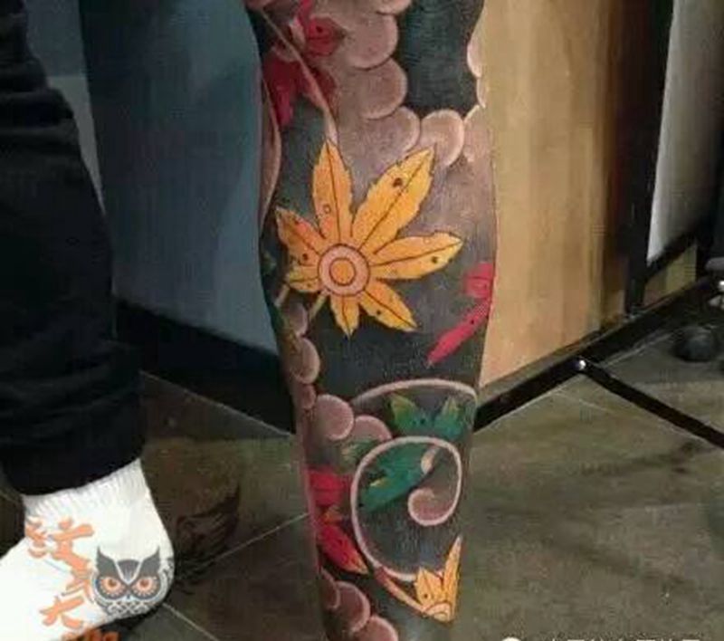 那些老传统!纹身图片_