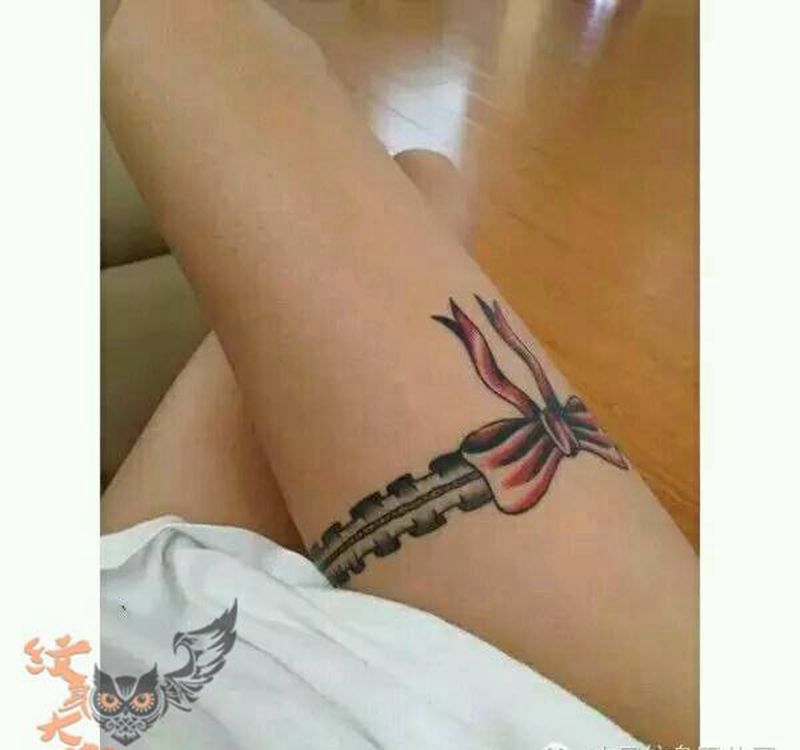 那些性感蕾丝！纹身图片_