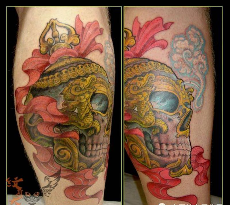 那些嘎巴拉！纹身图片_