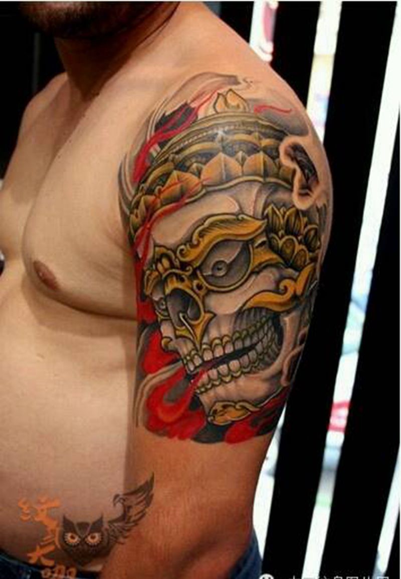 那些嘎巴拉!纹身图片_