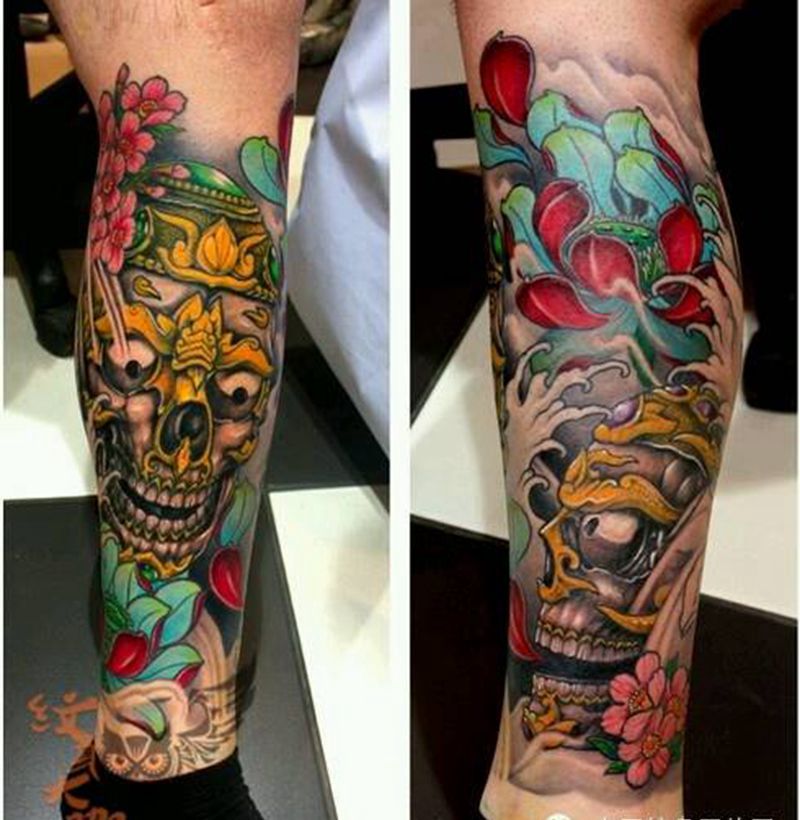 那些嘎巴拉!纹身图片_