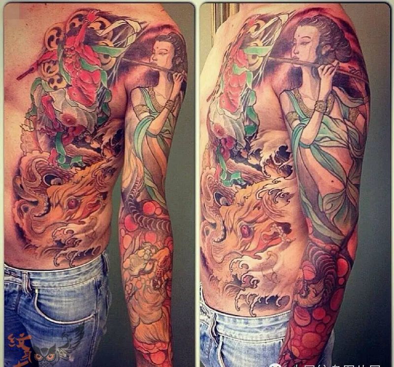 那些牛逼传统!纹身图片_