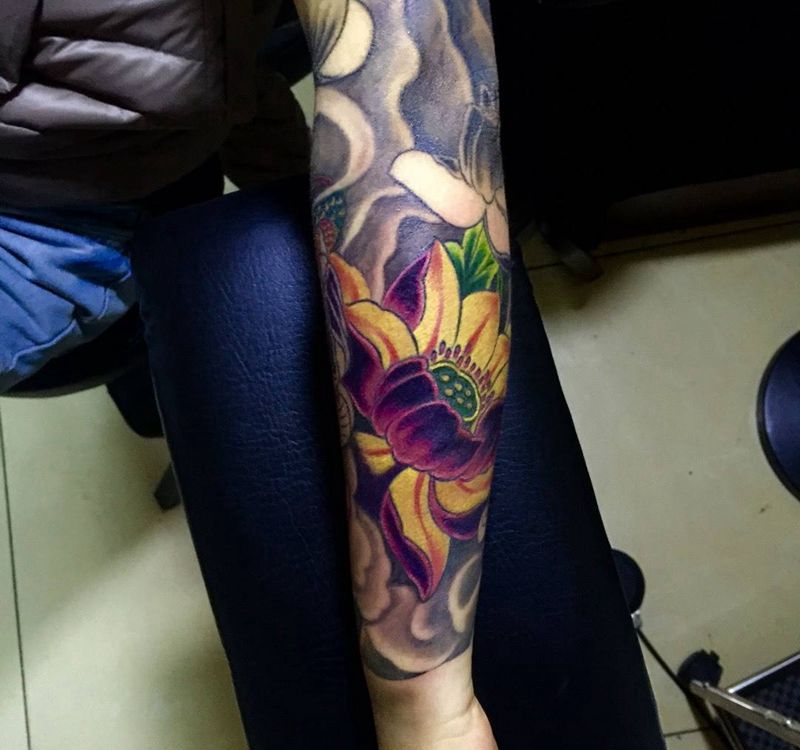 今日工作未完成下次继续纹身图片_