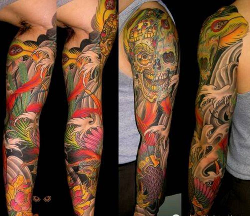 那些嘎巴拉！纹身图片_