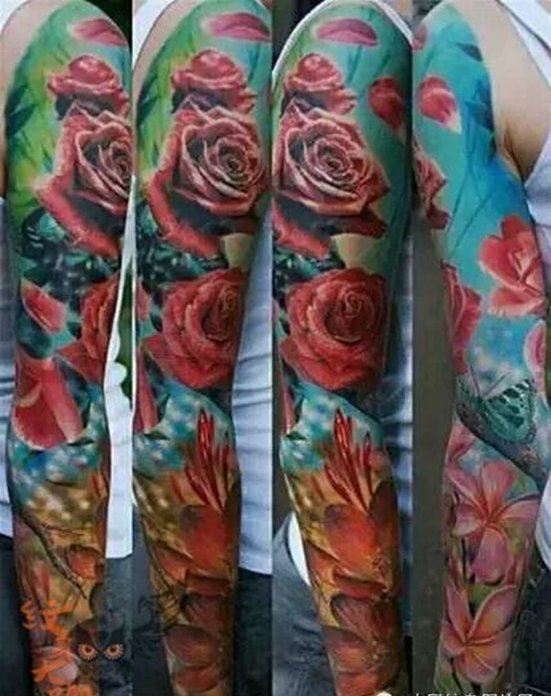 那些花儿!纹身图片_