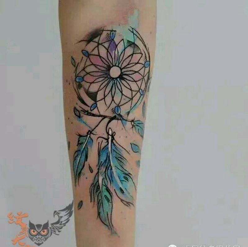 放飞梦想!纹身图片_