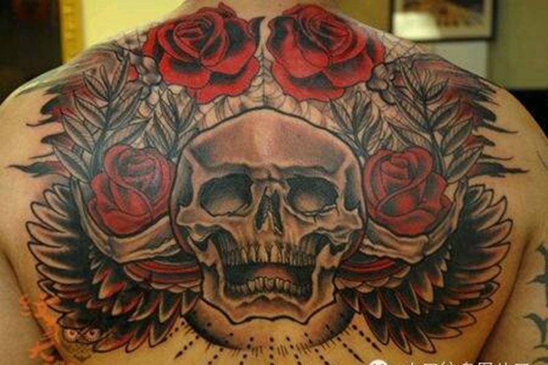 那些骷髅！纹身图片_