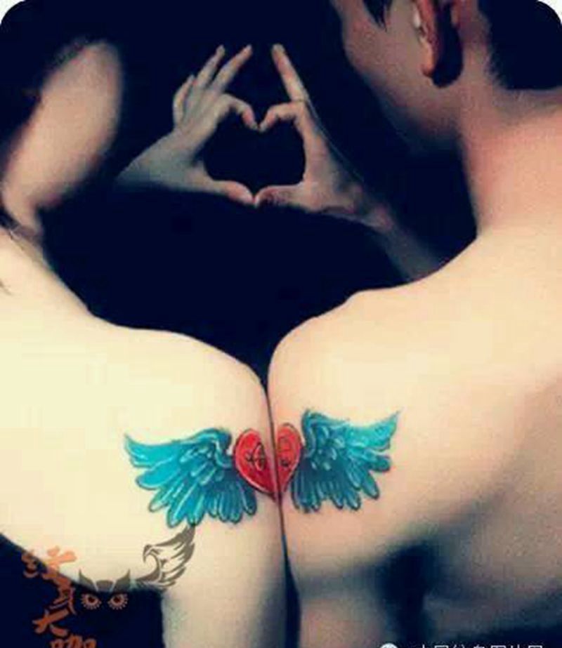 那些情侣！！纹身图片_