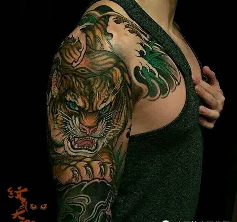 那些传统！纹身图片_