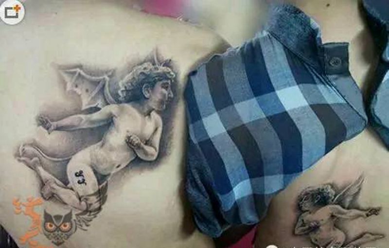 那些情侣！！纹身图片_