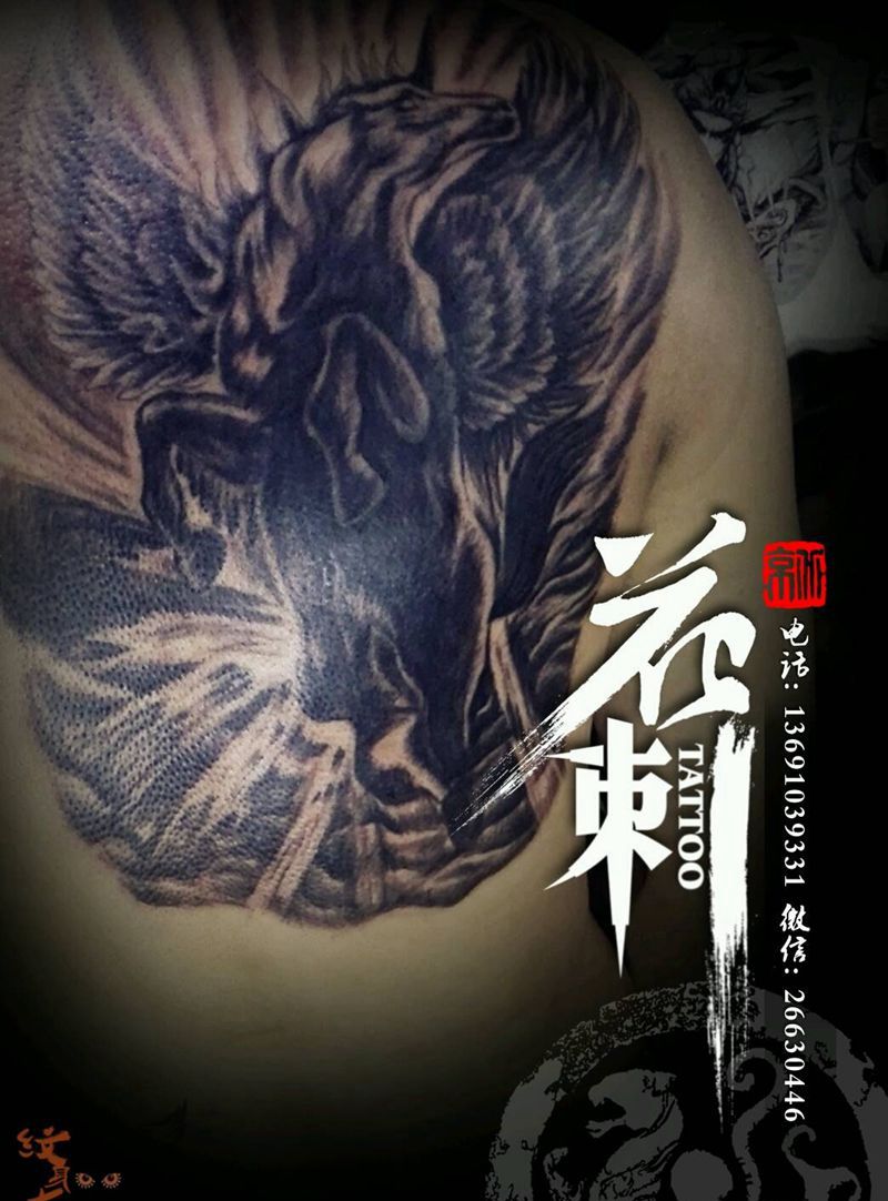 花刺作品！纹身图片_