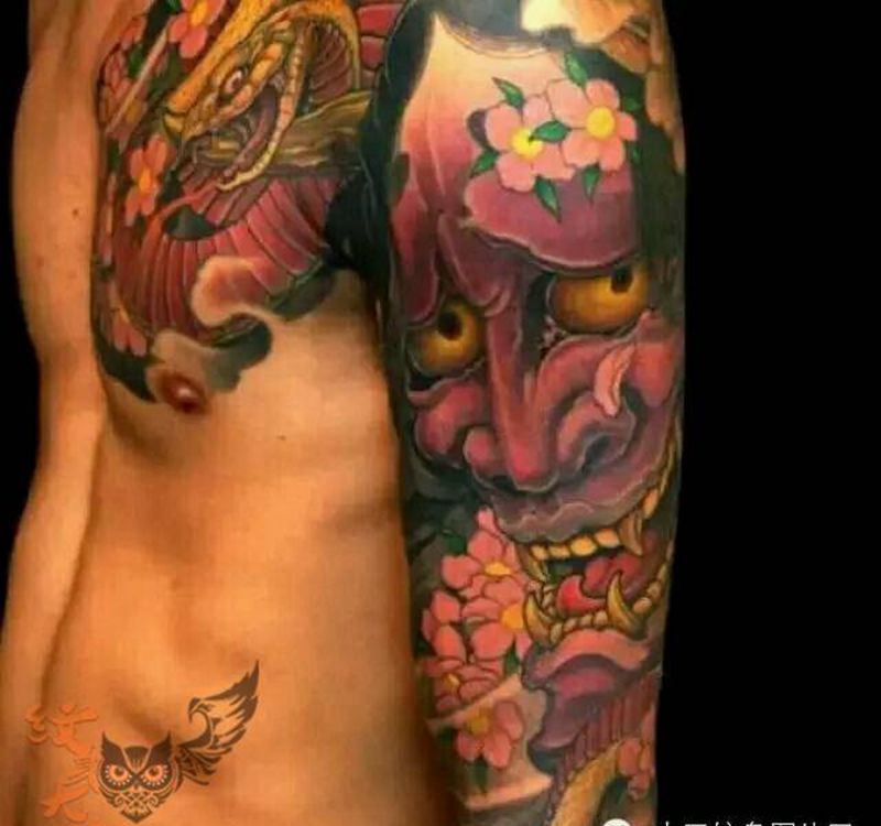 那些般若！纹身图片_