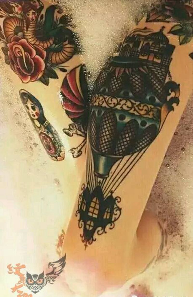 放飞梦想！纹身图片_