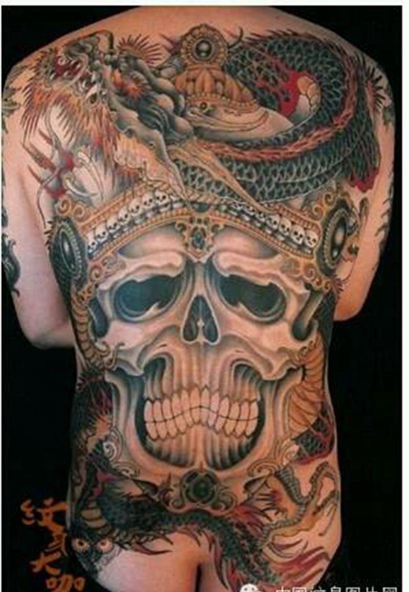 那些嘎巴拉!纹身图片_