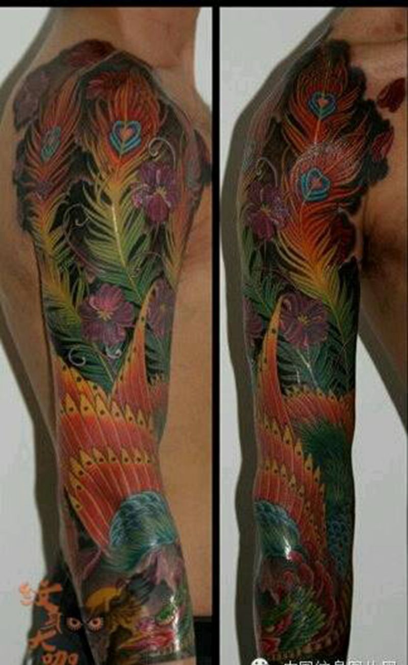 那些凤凰！纹身图片_