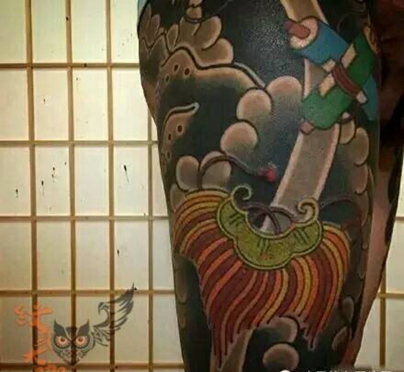 那些老传统!纹身图片_