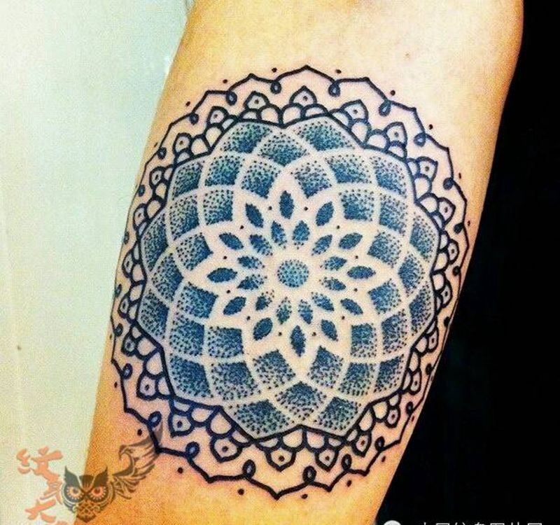 那些点刺！纹身图片_